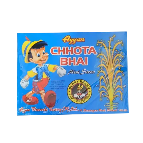 1320011 AYYAN`S CHOTA BHAI MINI SIREN 5PCS