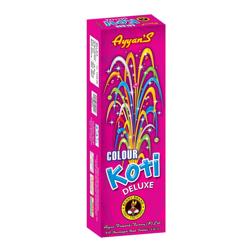 325011 AYYAN`S COLOUR  KOTI  DELUXE 10PCS