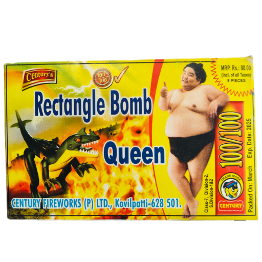 1054 CENTURY`S RECTANGLE BOMB QUEEN 8NO