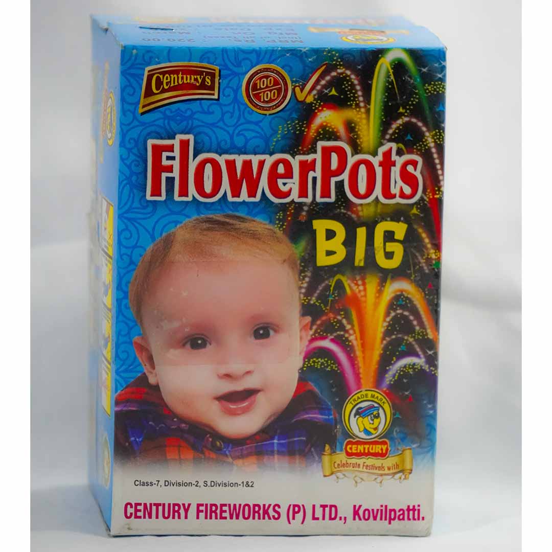 1018 CENTURY FLOWERPOTS BIG 10PCS