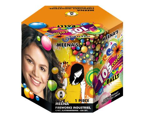 169 MEENA 7 SHOTS 105 COLOUR BALLS