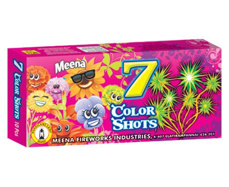 161 MEENA 7 SHOTS SEVEN COLOUR SHOTS 10PCS