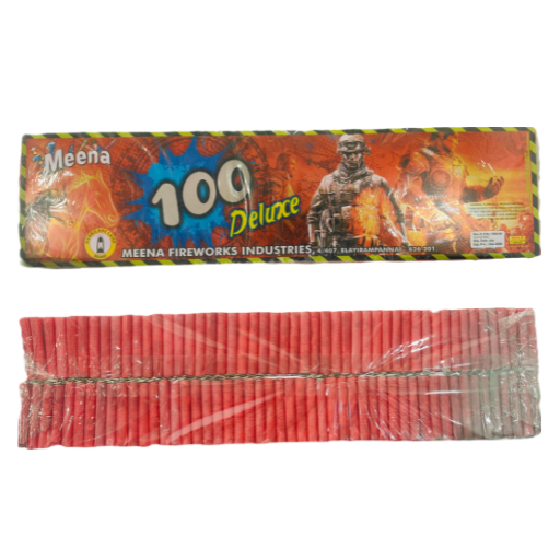 122 MEENA DELUXE CRACKERS 100PCS
