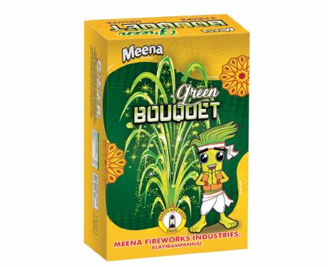 015 MEENA GREEN BOUQUET DELUXE 5 PCS