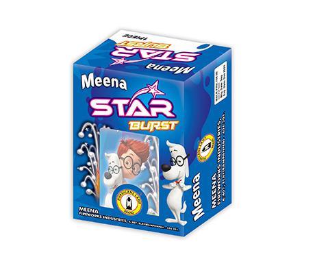 327 MEENA STAR BURST 1PCE