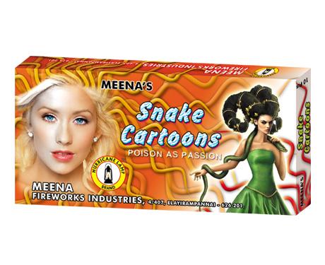 051 MEENA SNAKE CARTOONS 10PCS