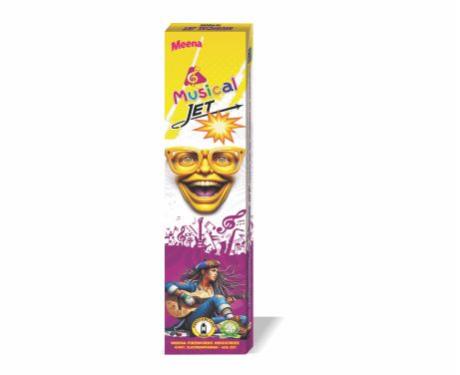 066 MEENA MUSICAL JET ROCKET 10PCS