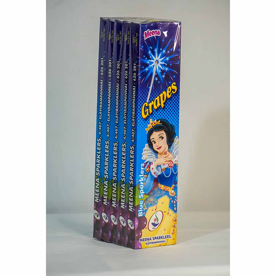 516 MEENA BLUE SPARKLERS 10CM 10PCS 5BOX