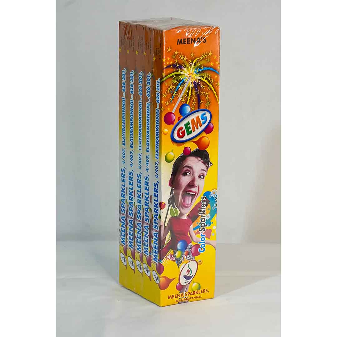 511 MEENA COLOR SPARKLERS 10CM 10PCS 5BOX