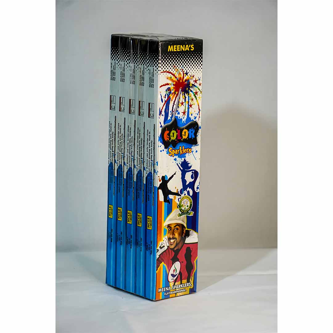 521 MEENA COLOR SPARKLERS 12CM 10PCS 5BOX