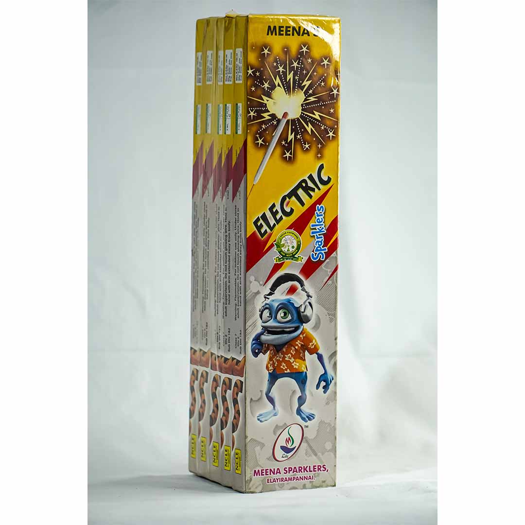 520 MEENA ELECTRIC SPARKLERS 12CM 10PCS 5BOX
