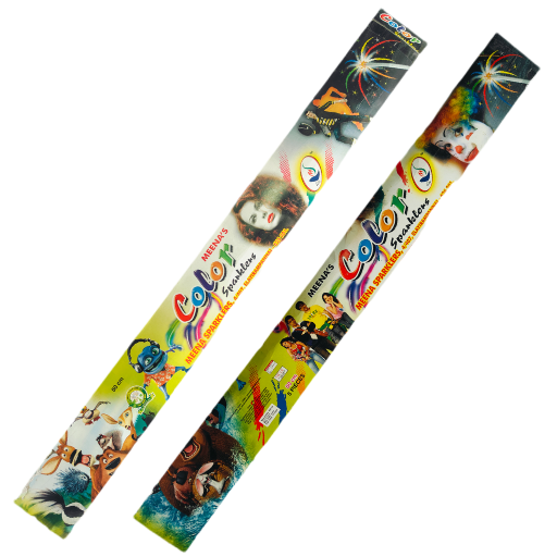 551 MEENA COLOUR SPARKLERS 50CM 5PCS
