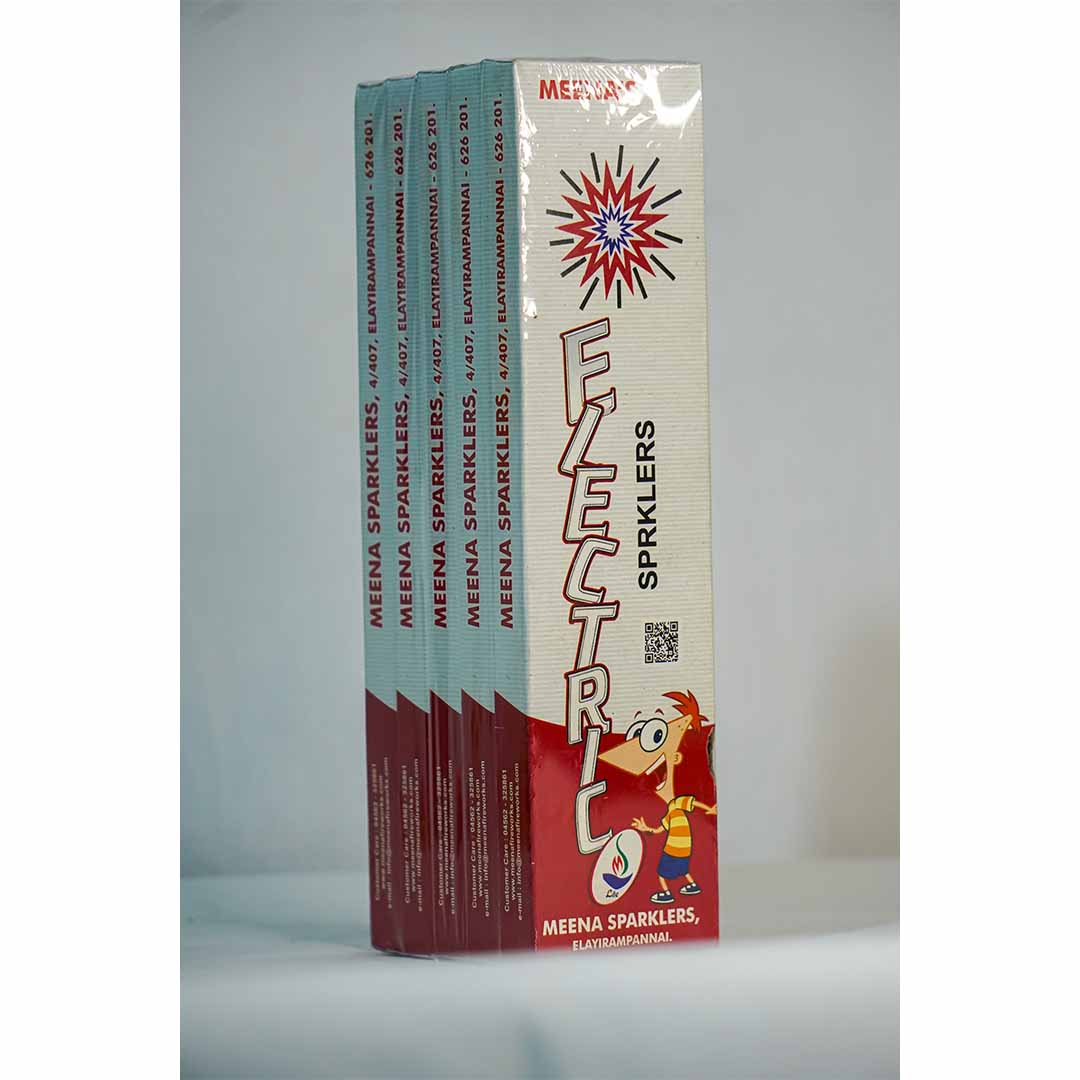 501 MEENA ELECTRIC SPARKLERS 7CM 10PCS 5BOX