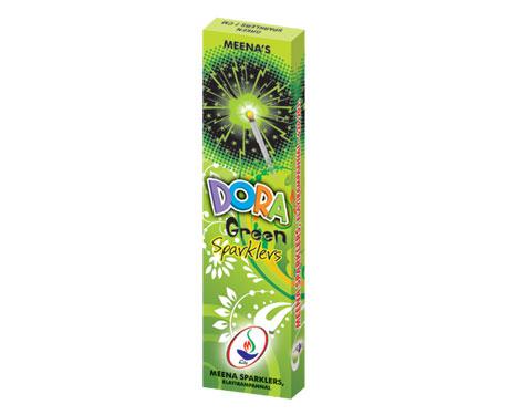 503 MEENA GREEN SPARKLERS 7CM 10PCS 5BOX