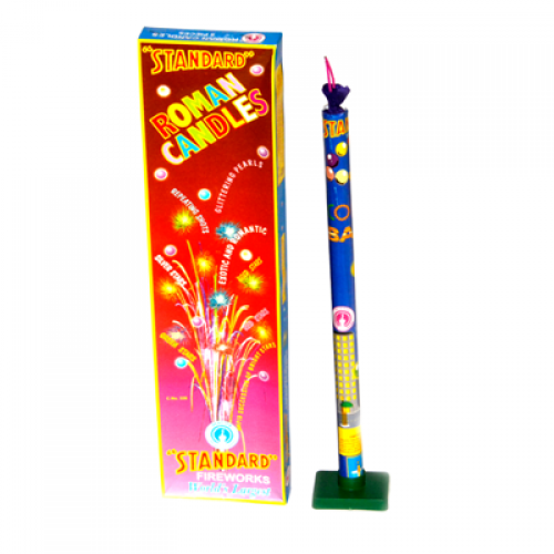 328 STANDARD ROMAN CANDLES 5PCS
